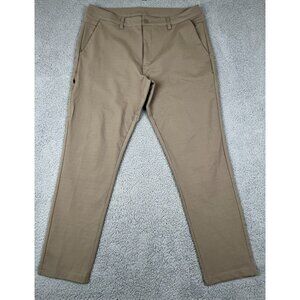 BYLT Men's Pants Everyday 2.0 Slim Fit Premium Stretch Tan Sz 36x31